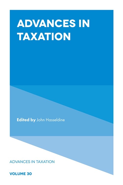 Advances in Taxation (Hardcover)