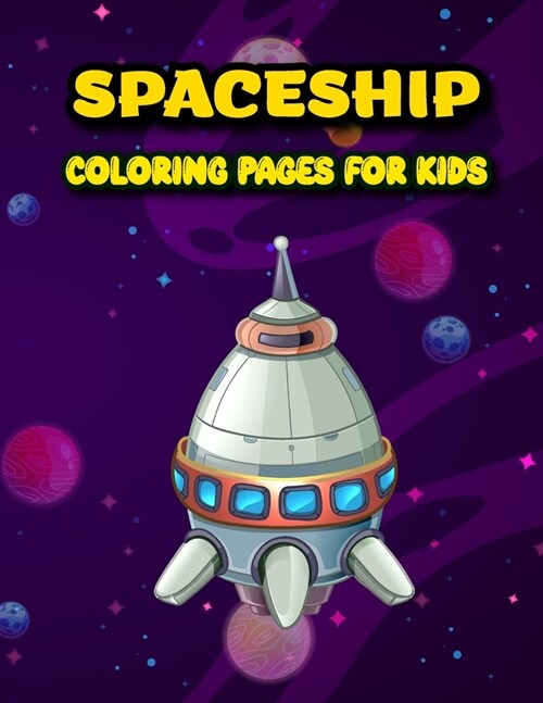 Spaceship Colourling Book (Paperback)