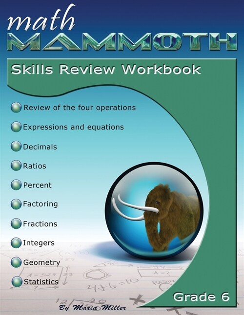 Math Mammoth Grade 6 Skills Review Workbook (Paperback)