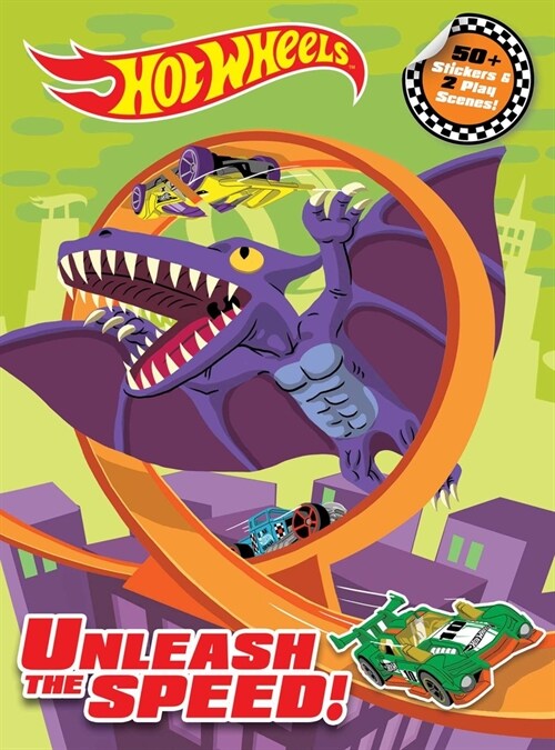 Hot Wheels: Unleash the Speed!: Panorama Sticker Book (Paperback)