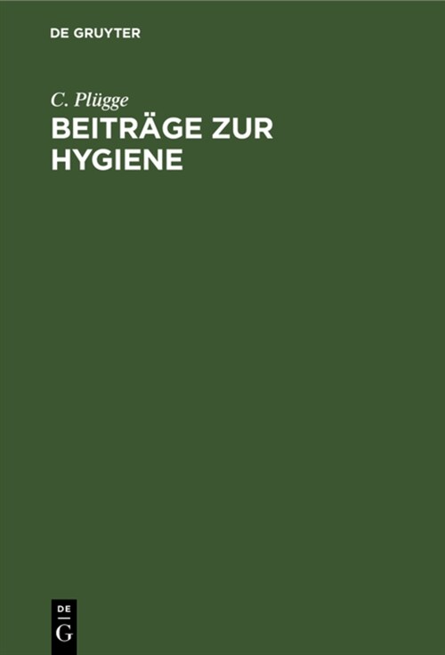 Beitr?e Zur Hygiene (Hardcover, Reprint 2021)