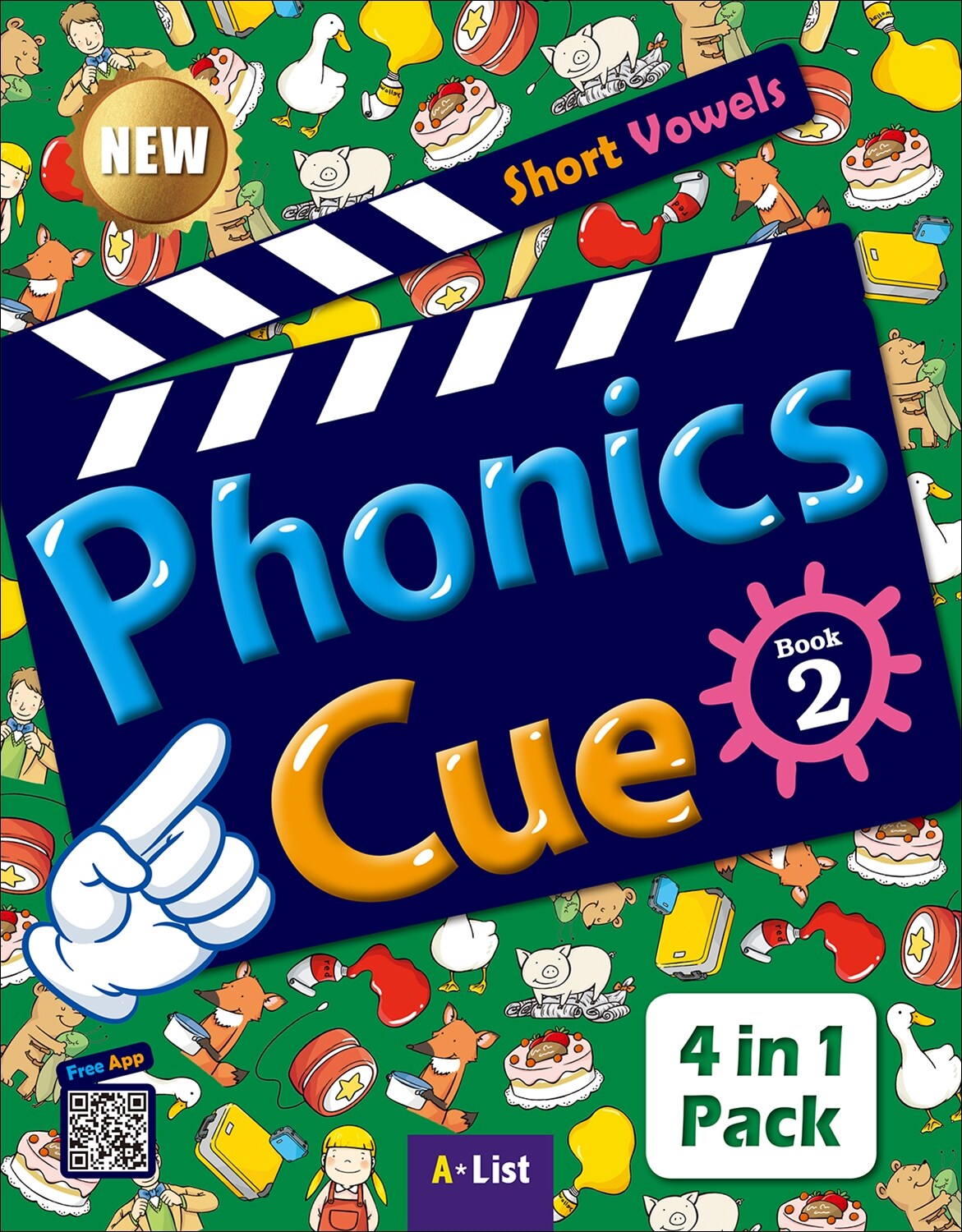 Phonics Cue 2 : StudentBook with App (Workbook + Activity Worksheet, New Edition)