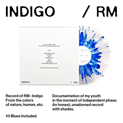 [중고] RM(방탄소년단) - Indigo [컬러 LP]