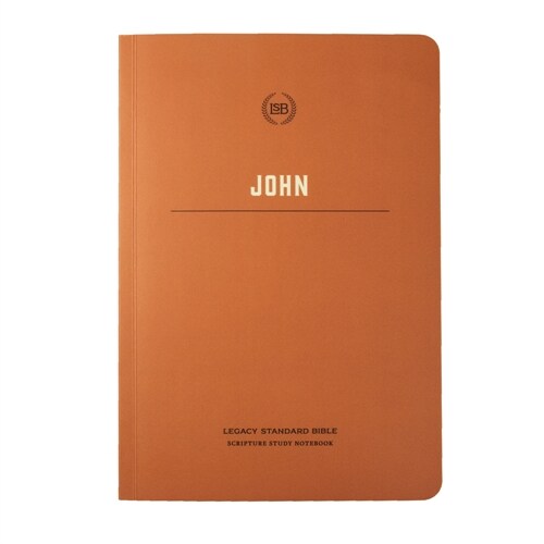 Lsb Scripture Study Notebook: John (Paperback)