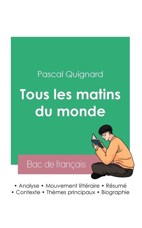 R?ssir son Bac de fran?is 2023: Analyse de Tous les matins du monde de Pascal Quignard (Paperback)