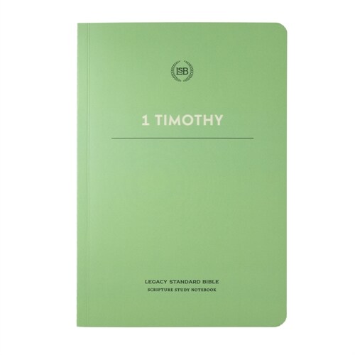 Lsb Scripture Study Notebook: 1 Timothy (Paperback)