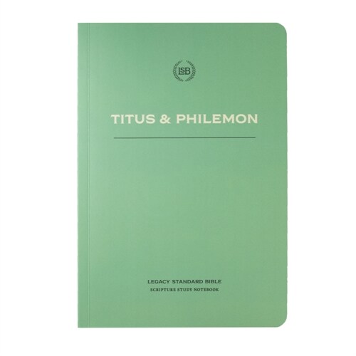 Lsb Scripture Study Notebook: Titus & Philemon (Paperback)