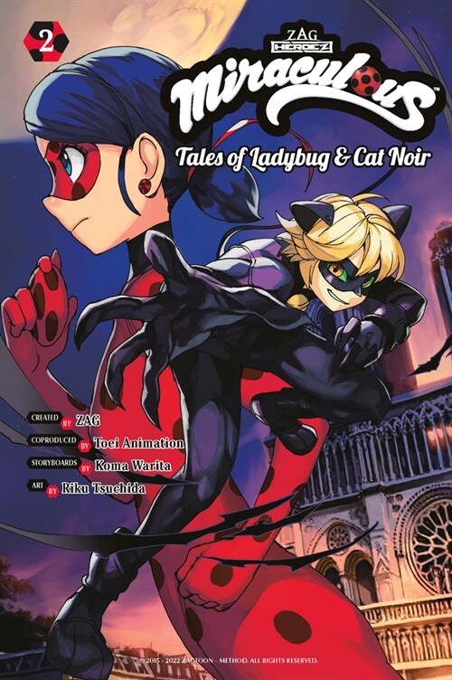 Miraculous: Tales of Ladybug & Cat Noir (Manga) 2 (Paperback)