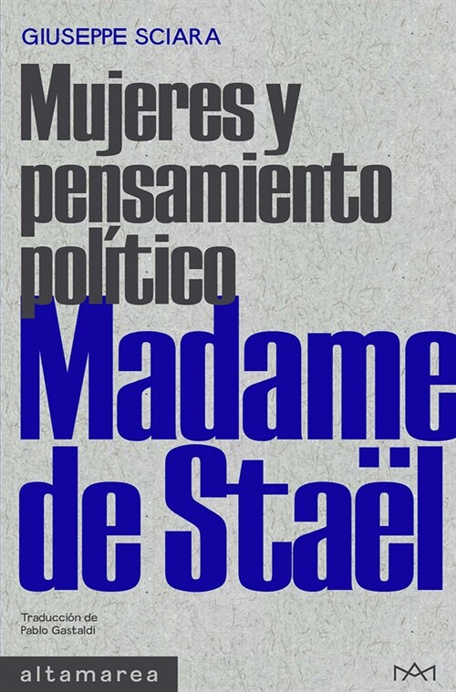 MADAME DE STAOL (Paperback)