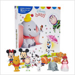 My Busy Books : Disney Baby 디즈니 베이비 비지북 (Board Book + 피규어 10개 + 플레이매트)