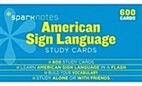 American Sign Language Sparknotes Study Cards (Other)