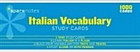 Italian Vocabulary Sparknotes Study Cards: Volume 12 (Other)