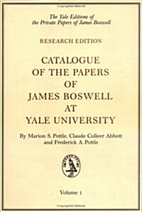 Catalogue of the Papers of James Boswell at Yale University (Hardcover)