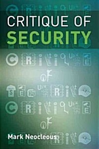 Critique of Security (Hardcover)