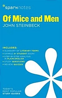 Of Mice and Men Sparknotes Literature Guide: Volume 51 (Paperback)