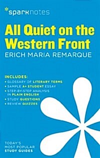 [중고] All Quiet on the Western Front Sparknotes Literature Guide: Volume 15 (Paperback)