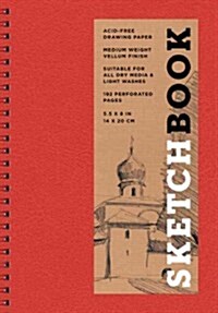 Sketchbook (Basic Small Spiral Red) (Paperback)