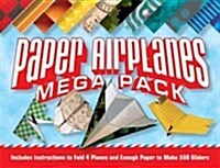 Paper Airplanes Mega Pack: Instructions to Fold Four Planes and Enough Paper to Make Hundreds of Gliders (Paperback)