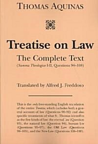 Treatise on Law: The Complete Text (Paperback)