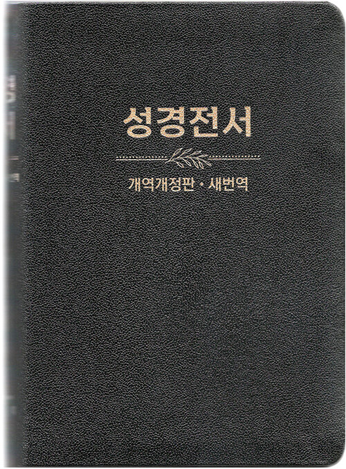 [중고] [검정] 개역개정판 새번역 성경전서 NKRN77EDI - 대(大).단본.무색인