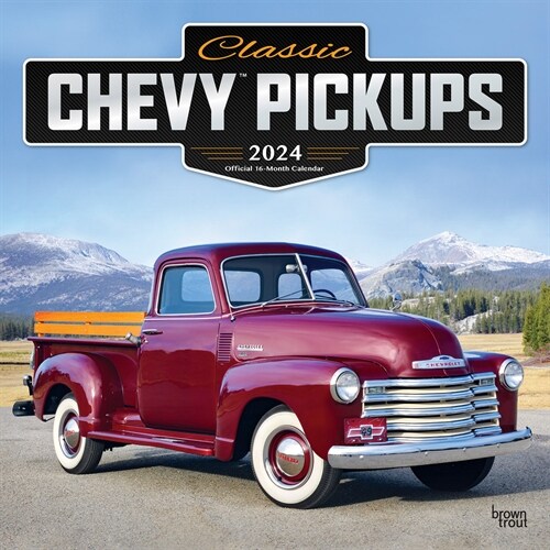 Classic Chevy Pickups 2024 Square Foil (Wall)