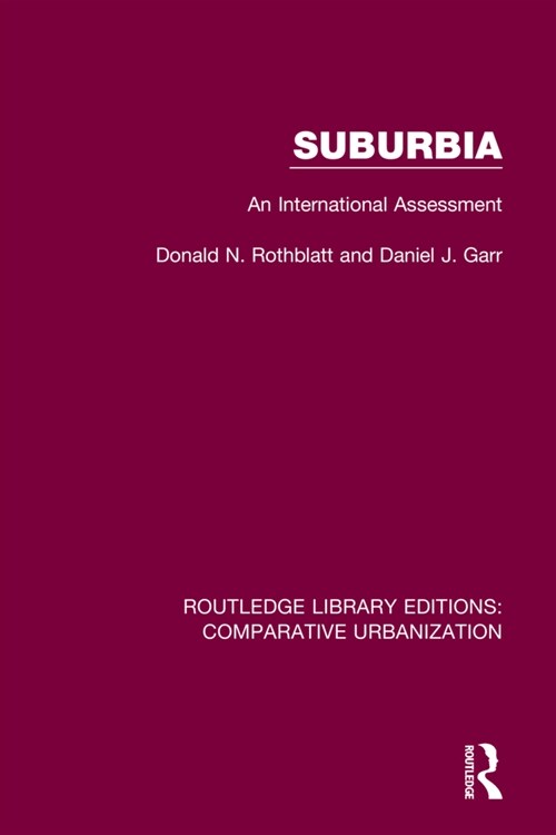 Suburbia : An International Assessment (Paperback)