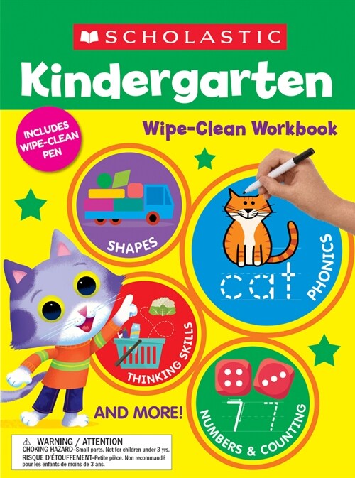 Kindergarten Wipe-Clean Workbook (Paperback)