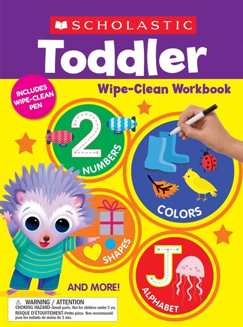 Scholastic Toddler Wipe-Clean Workbook (Paperback)
