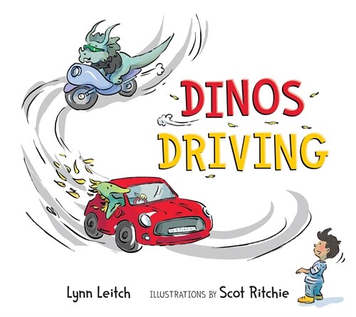 Dinos Driving (Board Books)
