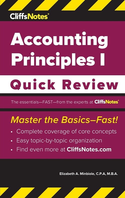 CliffsNotes Accounting Principles I: Quick Review (Paperback)