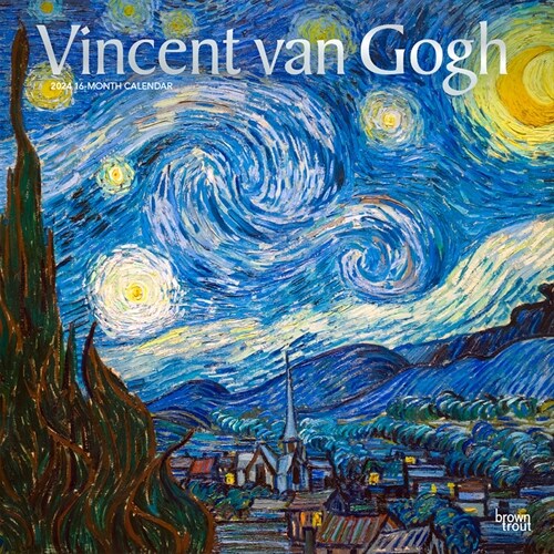 Vincent Van Gogh 2024 Square Foil (Wall)