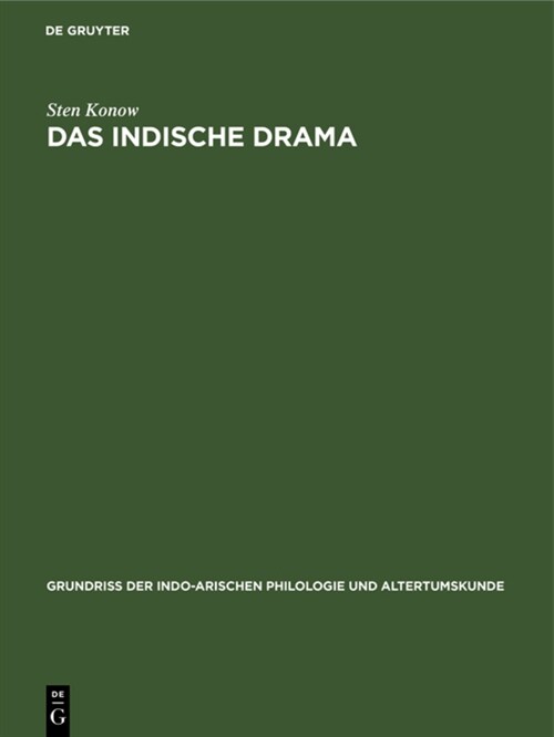 Das indische Drama (Hardcover, Reprint 2022)