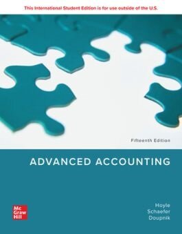 ISE Advanced Accounting (Paperback, 15 ed)