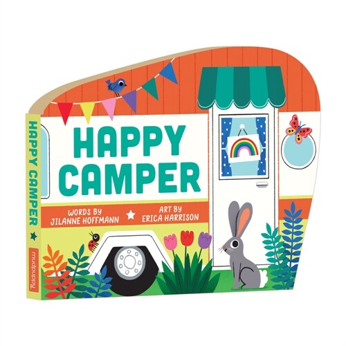 Happy Camper Shaped Board Book (Board Book)