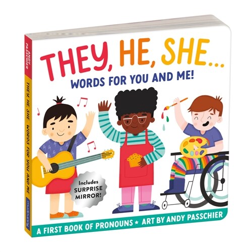 They, He, She: Words for You and Me Board Book (Board Book)