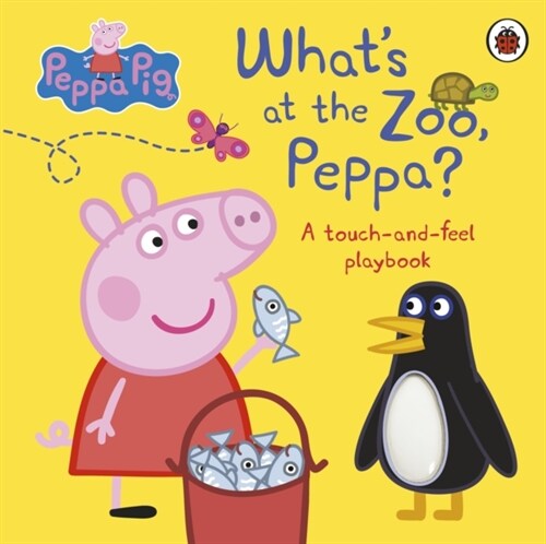 Peppa Pig: Whats At The Zoo, Peppa? : A Touch-and-Feel Playbook (Hardcover)