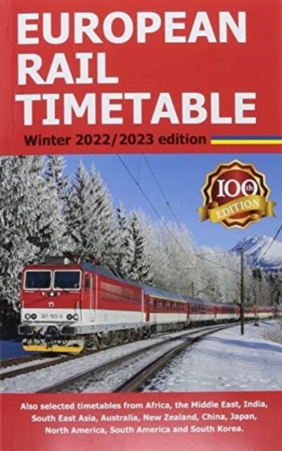 European Rail Timetable Winter 2022/2023 (Paperback)