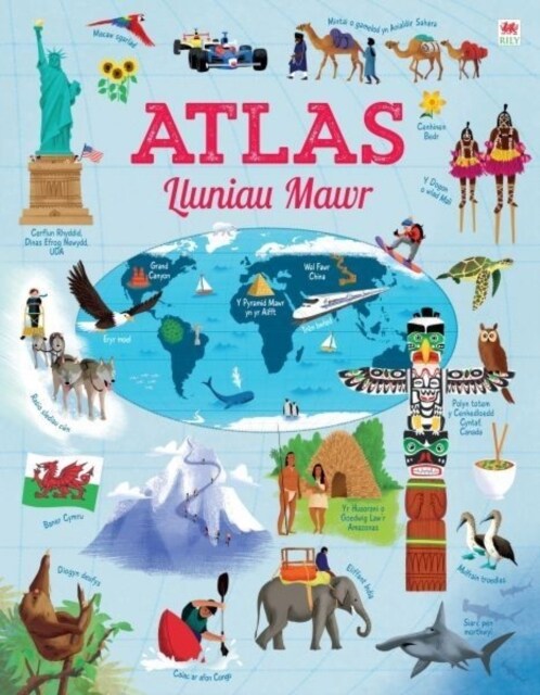 Atlas Lluniau Mawr (Hardcover)