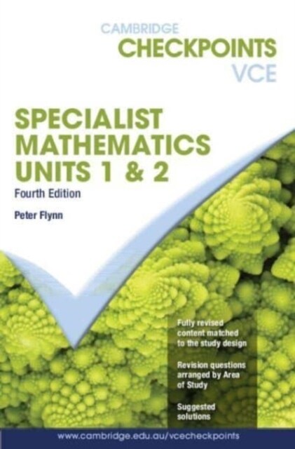 Cambridge Checkpoints VCE Specialist Maths Units 1&2 (Paperback)