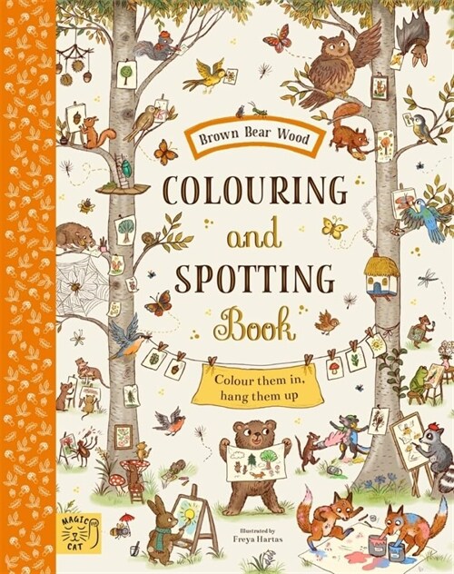 [중고] Brown Bear Wood: Colouring and Spotting Book : Colour them in, hang them up! (Paperback)