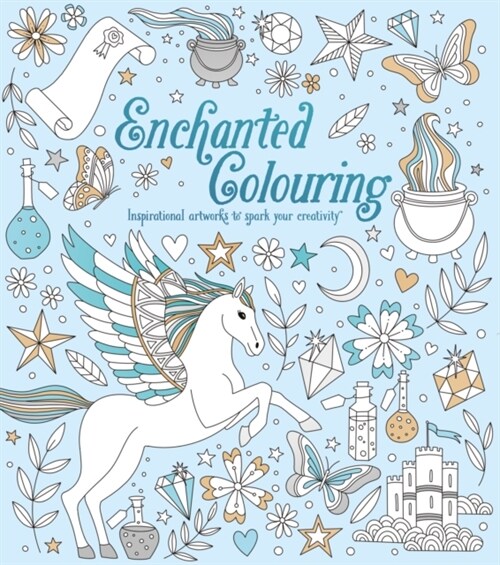 Enchanted Colouring : Inspirational Artworks to Spark Your Creativity (Paperback)