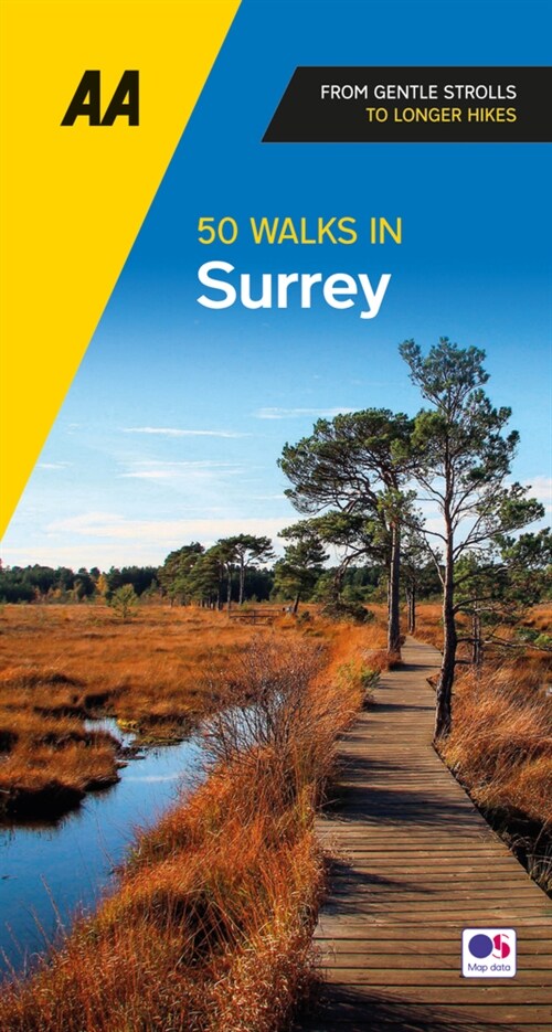 50 Walks in Surrey (Paperback, New ed)