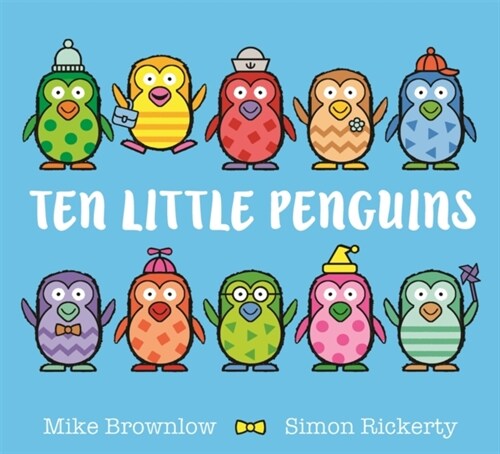 Ten Little Penguins Board Book (Board Book)