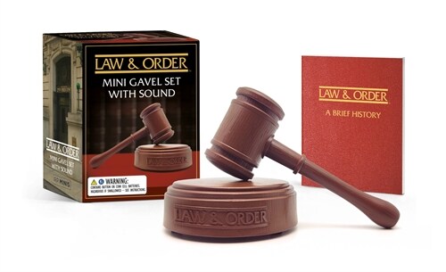 Law & Order: Mini Gavel Set with Sound (Paperback)