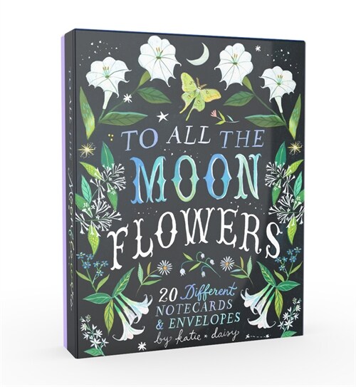 To All the Moonflowers Notes : 20 Different Notecards & Envelopes (Postcard Book/Pack)