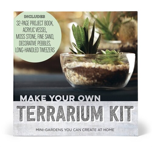 Make Your Own Terrarium Kit : Mini Gardens You Can Create at Home (Kit)