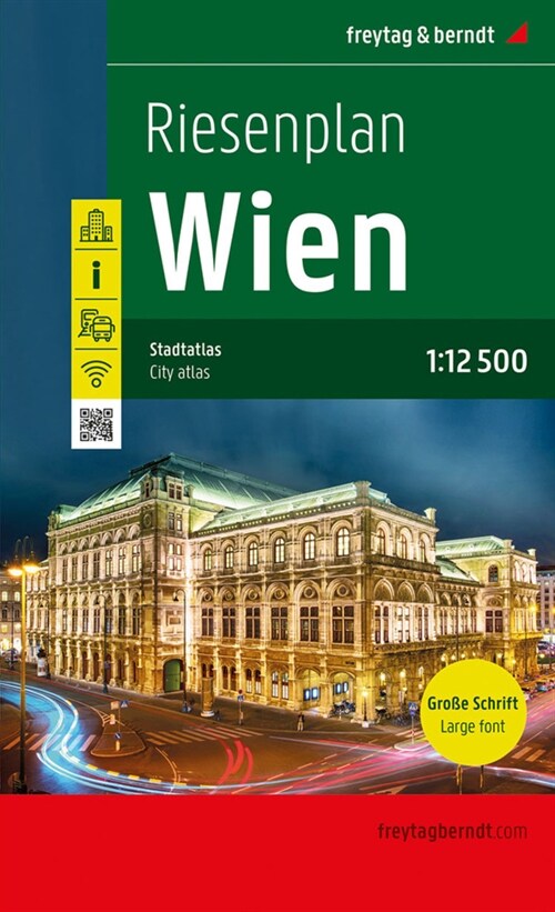 Vienna City Atlas 1:12,500 scale (Sheet Map, folded)