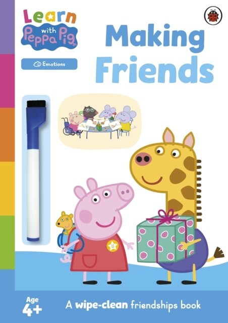 Learn with Peppa: Making Friends : Wipe-Clean Activity Book (Paperback)