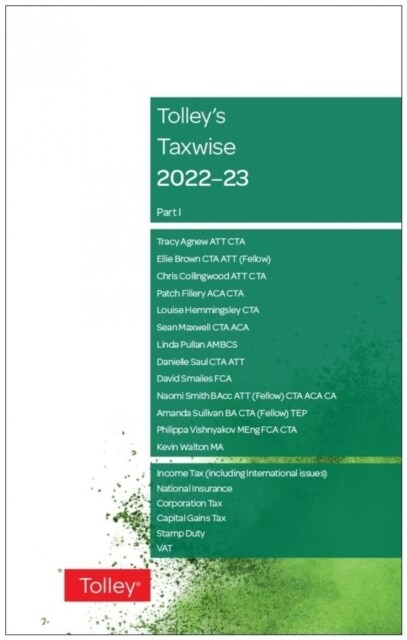 Tolleys Taxwise I 2022-23 (Paperback)