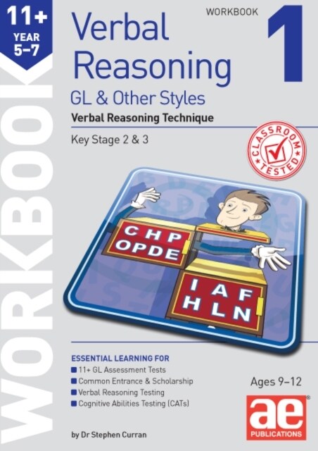 11+ Verbal Reasoning Year 5-7 GL & Other Styles Workbook 1 : Verbal Reasoning Technique (Paperback)